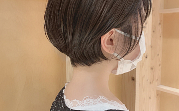 ・マスクに似合う髪